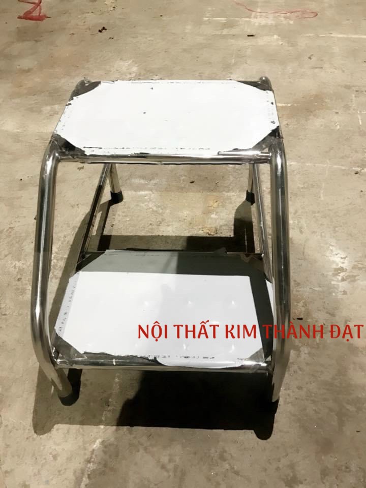 Bục inox 2 tầng