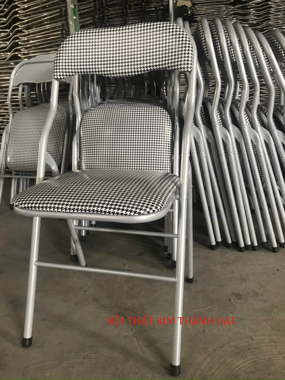 Ghế xếp thái chân sơn tĩnh điện lưng thấp