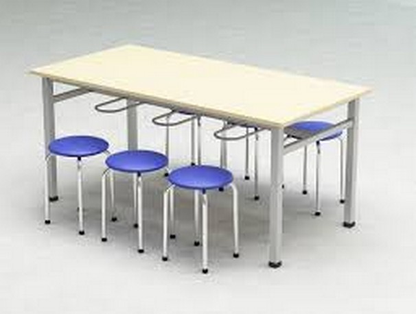 Bàn căn tin mặt gỗ - ms: BCT 01