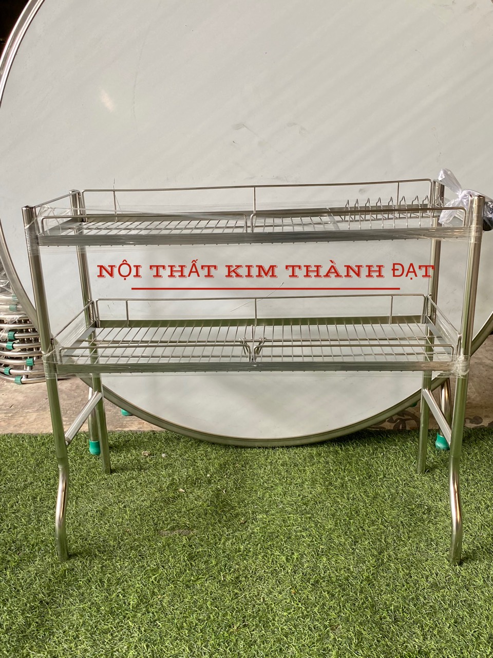 Kệ labo inox 304 2 tầng