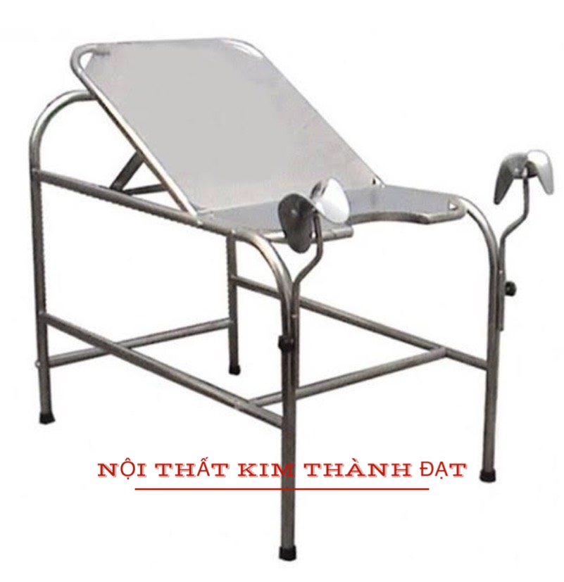 Bàn khám sản inox có nệm