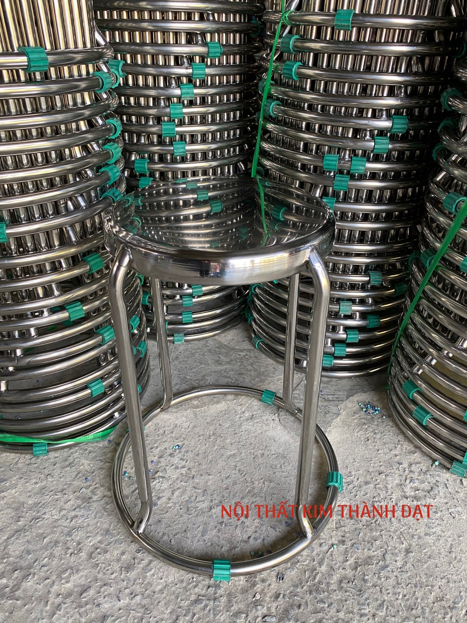 Ghế đôn bấu inox 304