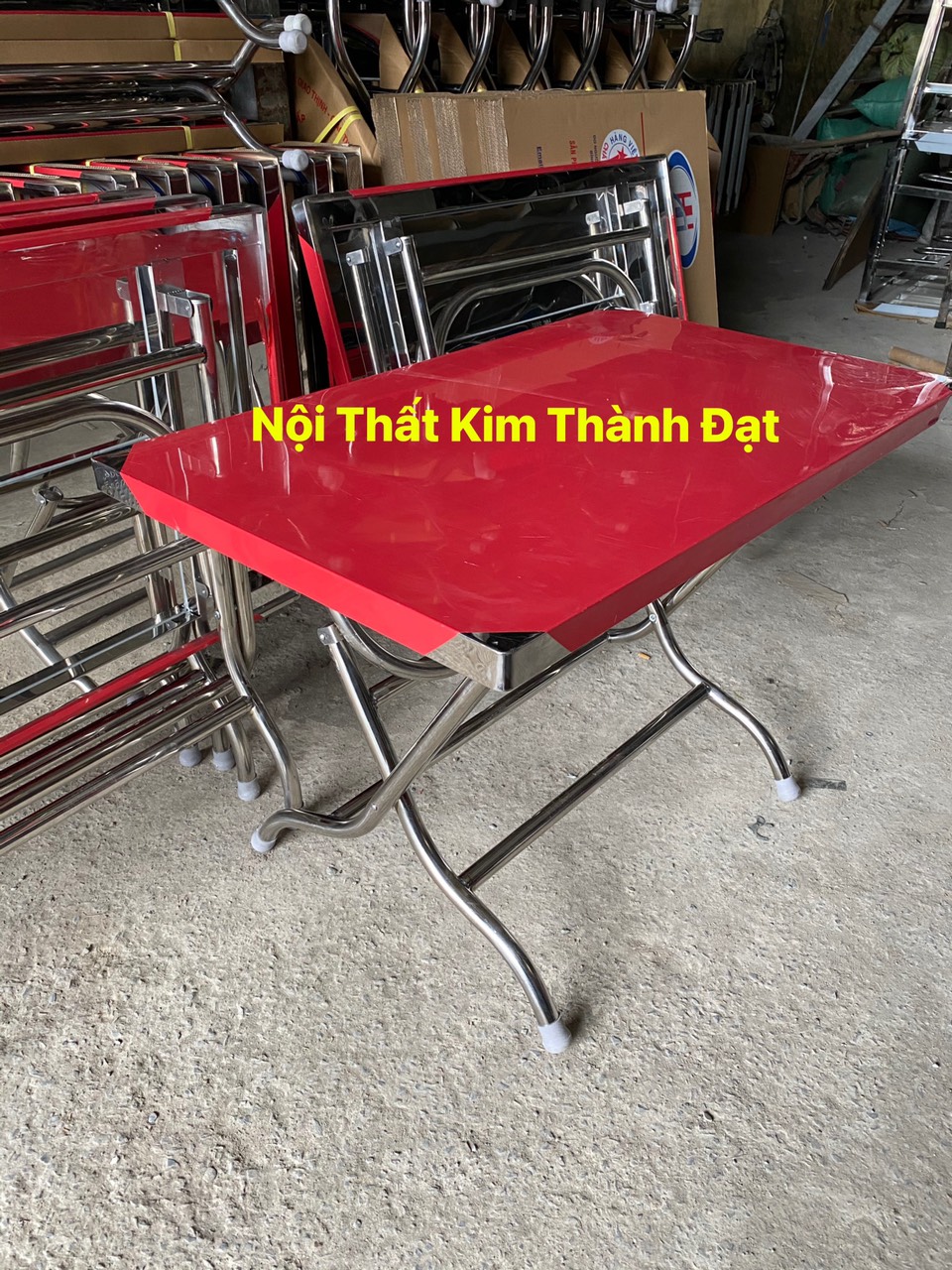 Bàn chữ nhật 70*120*H75 cm SUS 304