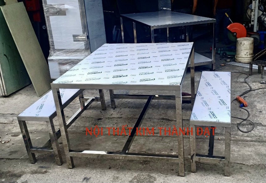 Bàn căn tin Inox SUS không gỉ