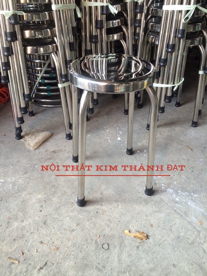Ghế đẩu inox 201