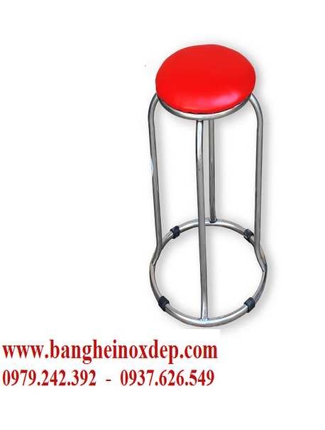 Ghế đôn inox mặt nệm