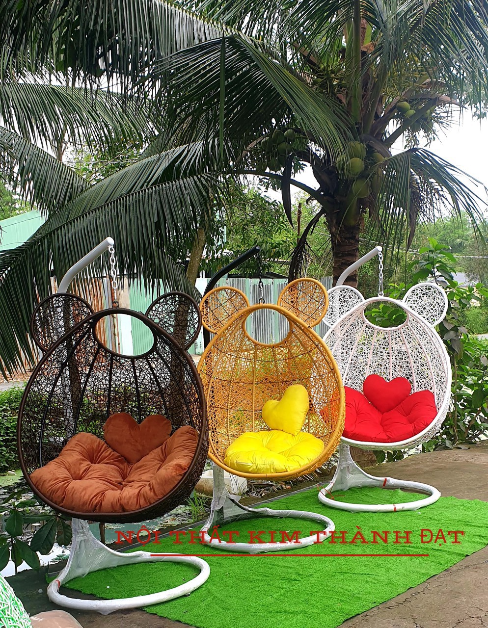 Xích đu mây tai thỏ