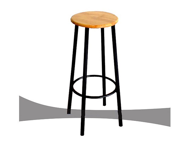Ghế bar mặt gỗ