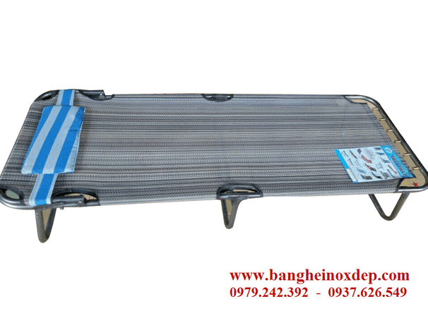 Giường xếp lưới có gối du lịch