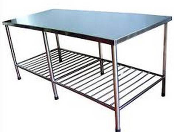 Bàn Inox chế biến chữ nhật