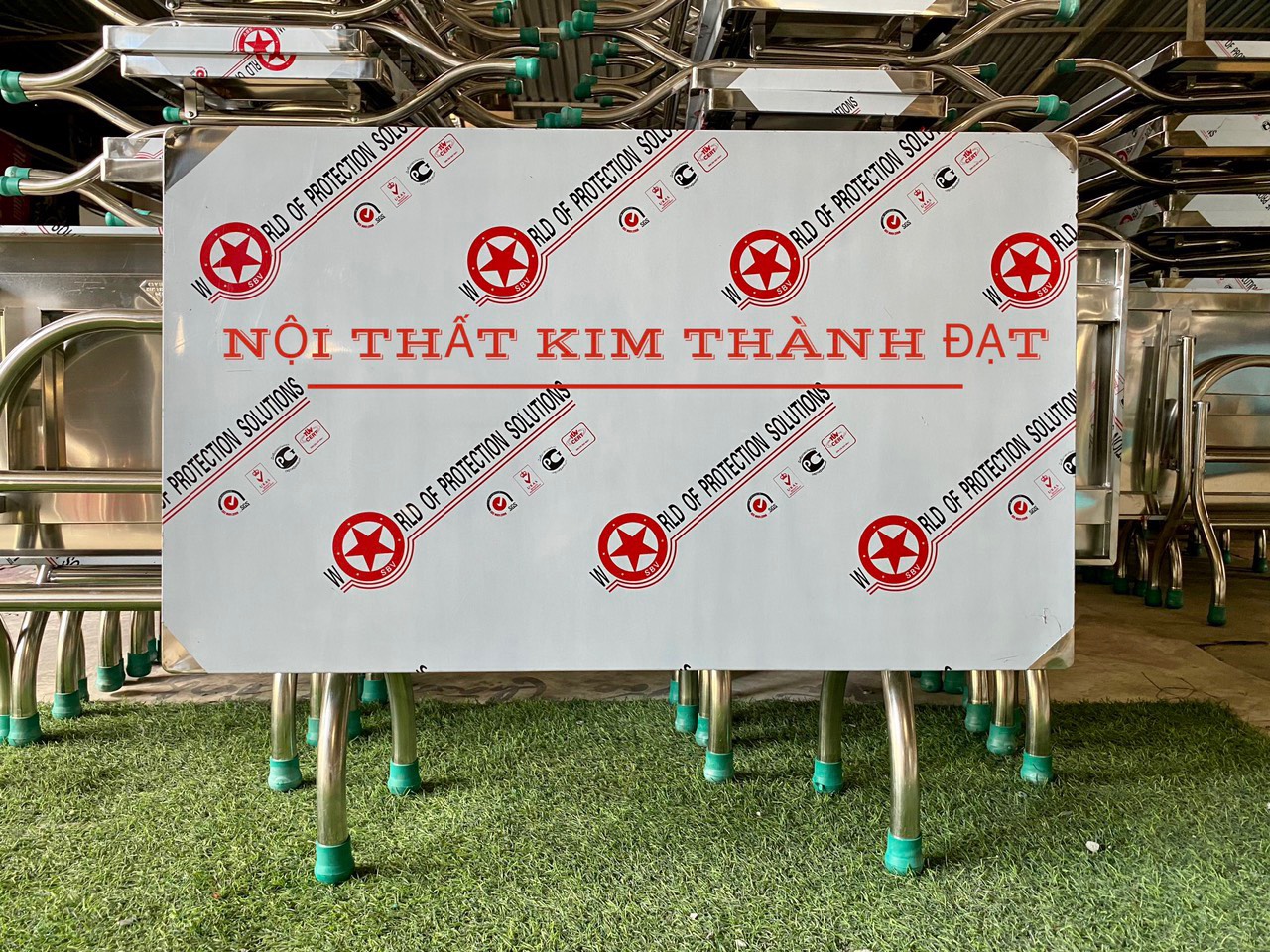 Bàn inox chữ nhật 60*100*H55CM