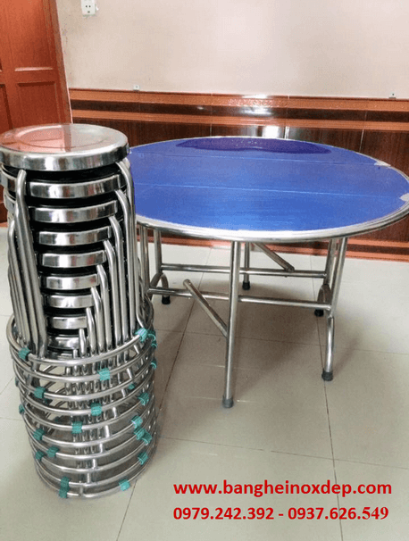 Bộ bàn ăn cao cấp xếp 3