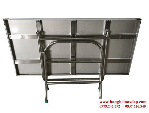 Bàn inox chữ nhật 80*140*H75CM
