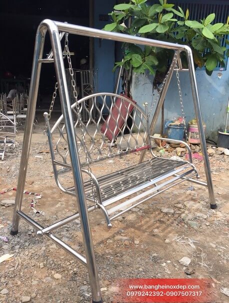 Xích đu inox chữ A cao cấp
