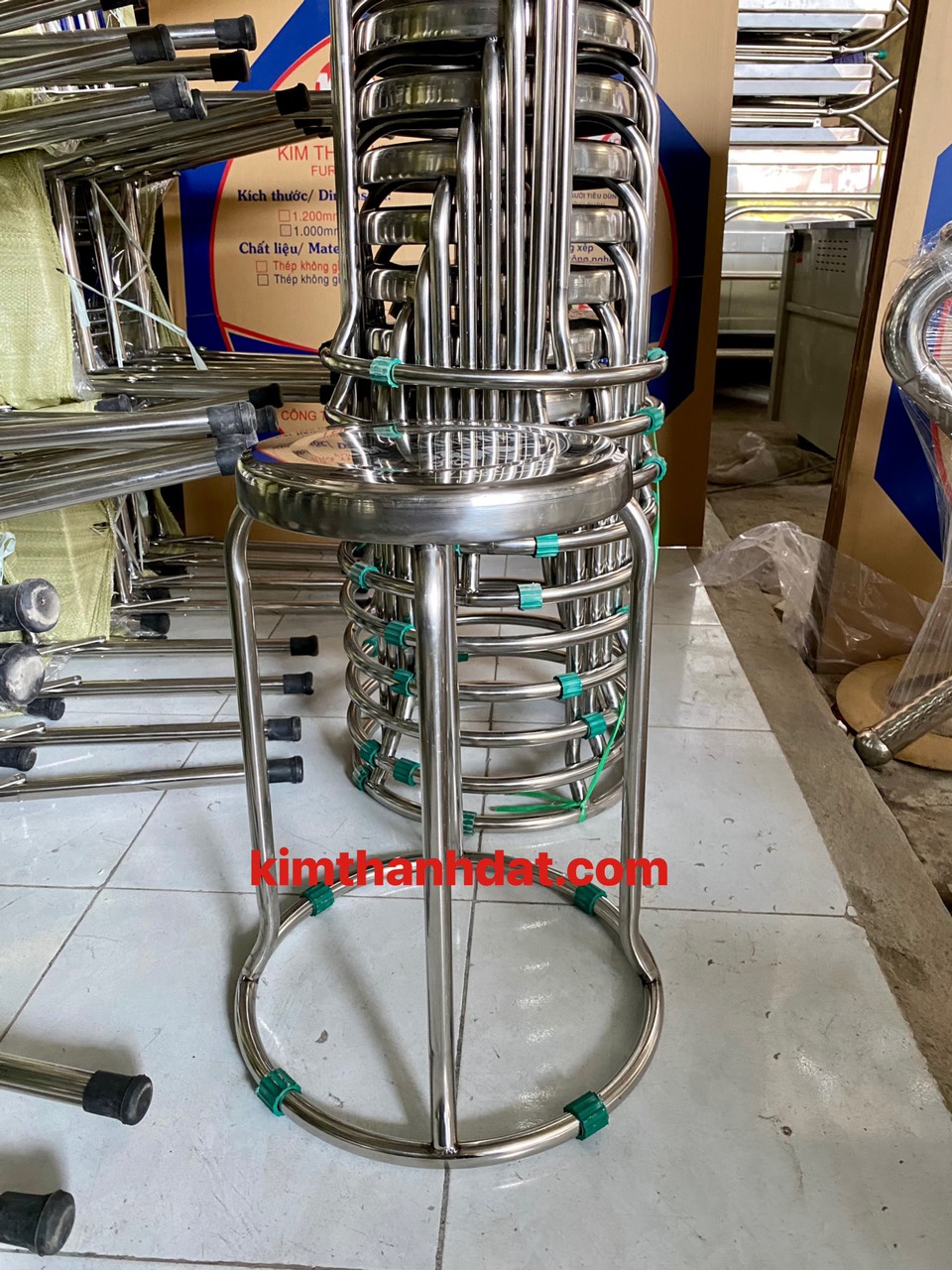 Ghế đôn inox 304 cao cấp